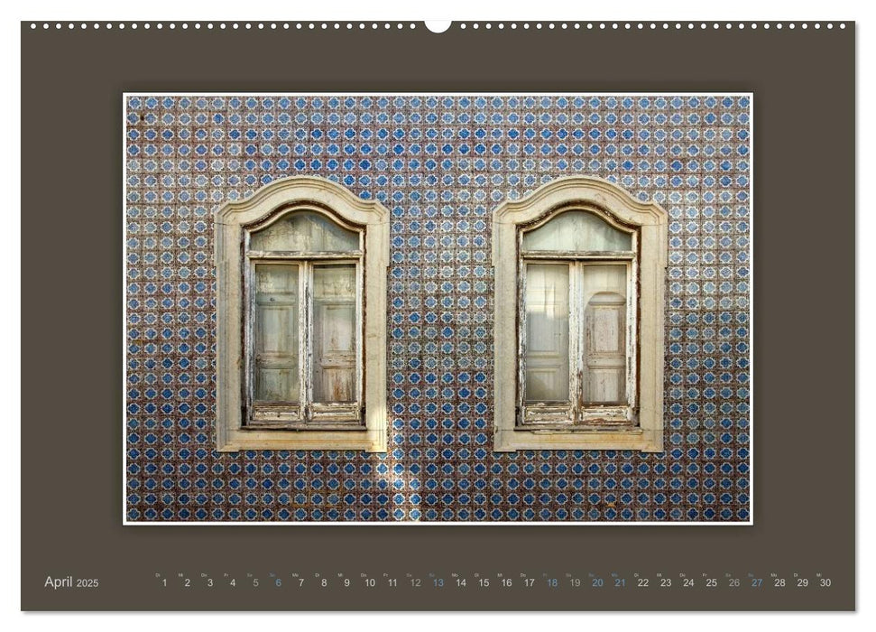 Azulejo-Fassaden in Portugal (CALVENDO Premium Wandkalender 2025)