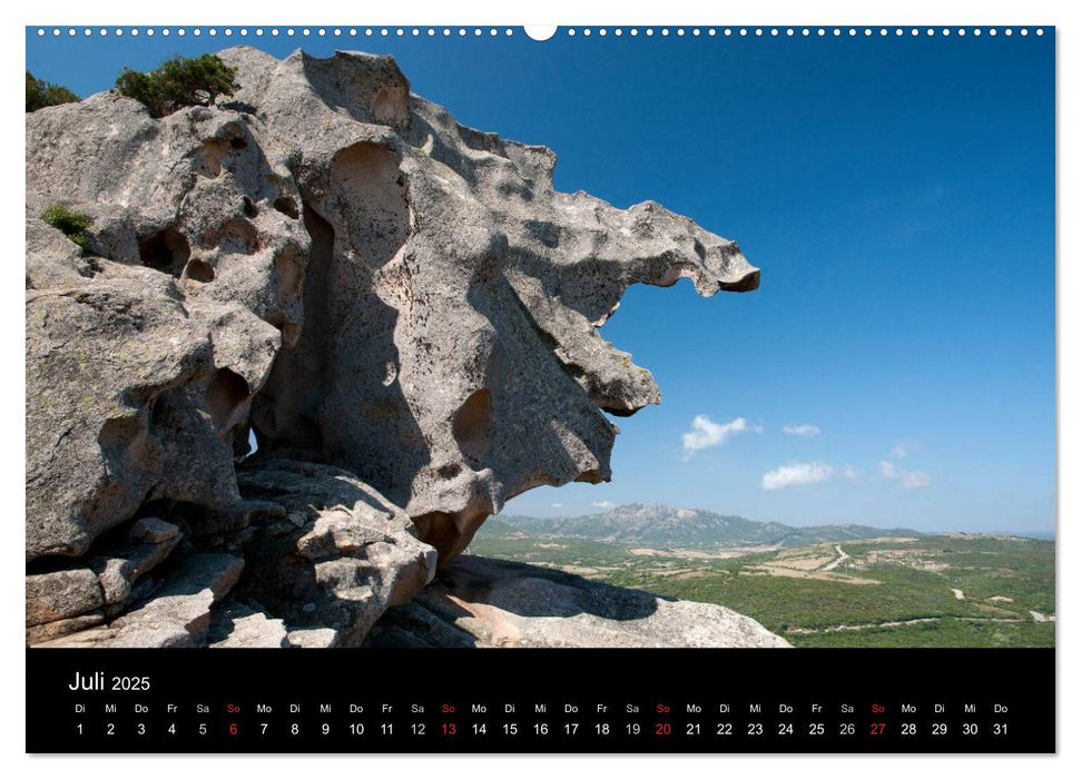 Sardinien Costa Smeralda und der Norden (CALVENDO Premium Wandkalender 2025)