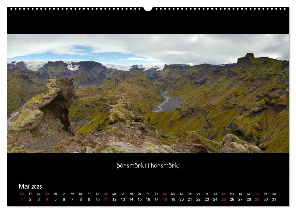 Island - Heimat von Elfen und Trollen (CALVENDO Premium Wandkalender 2025)