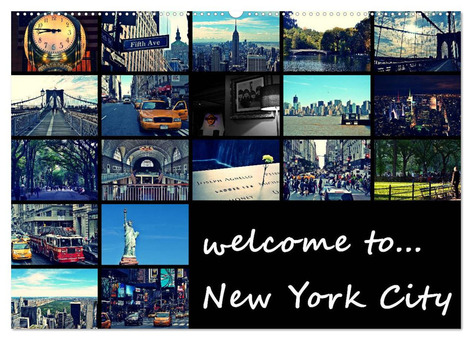 welcome to New York City (CALVENDO Wandkalender 2025)