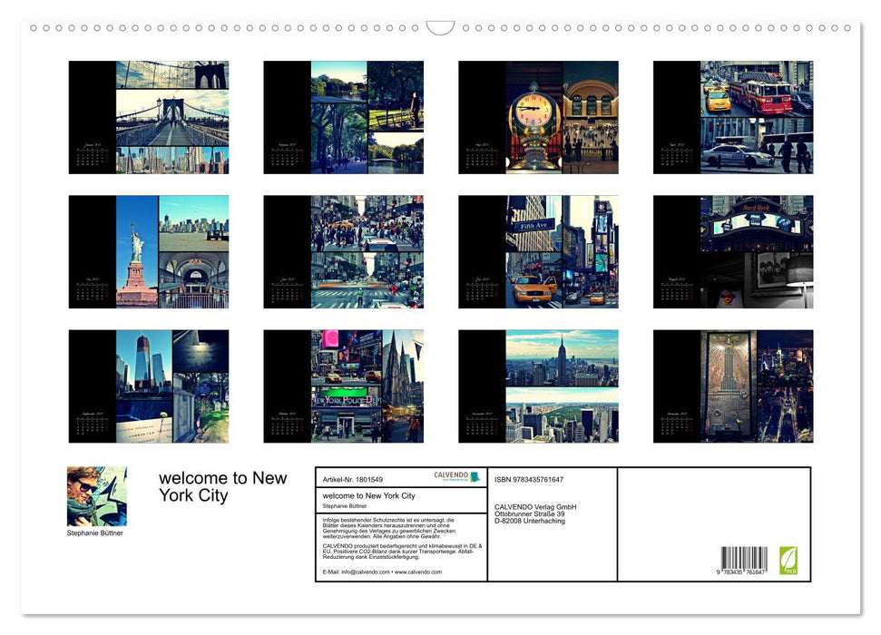 welcome to New York City (CALVENDO Wandkalender 2025)