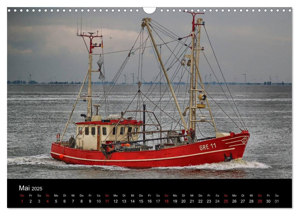 Krabbenkutter (CALVENDO Wandkalender 2025)