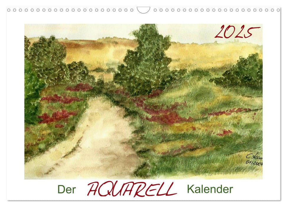 Der AQUARELL-Kalender (CALVENDO Wandkalender 2025)