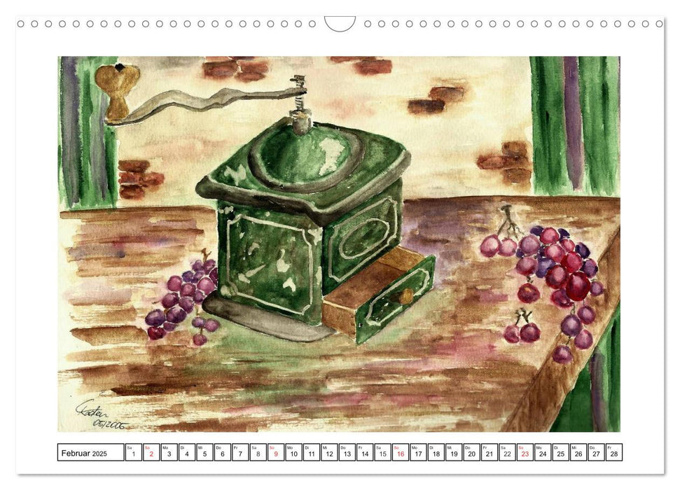 Der AQUARELL-Kalender (CALVENDO Wandkalender 2025)