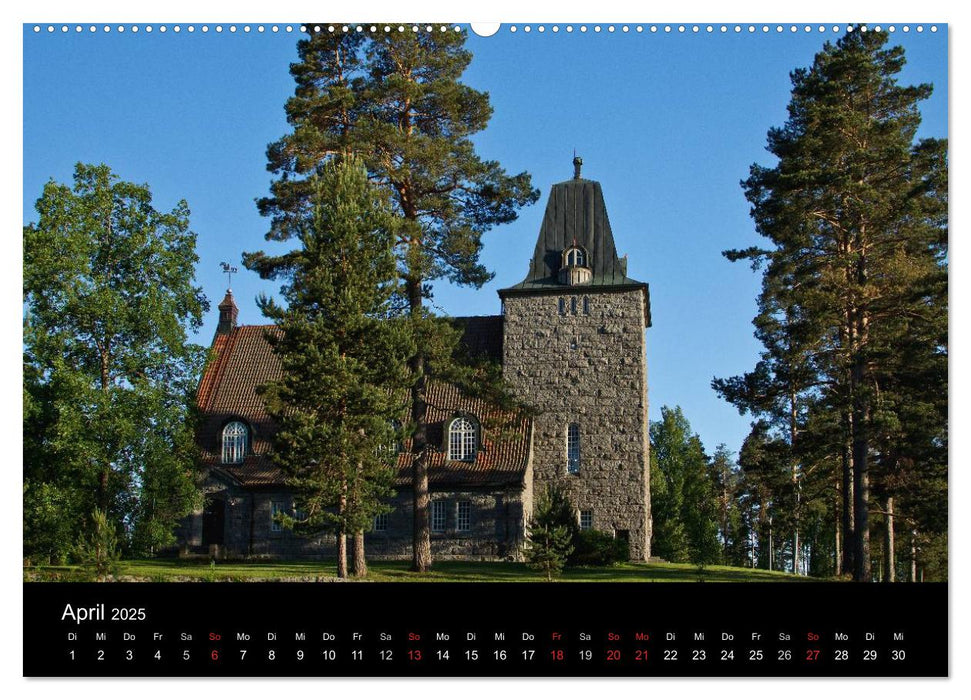 Finnland - Land der tausend Seen (CALVENDO Premium Wandkalender 2025)