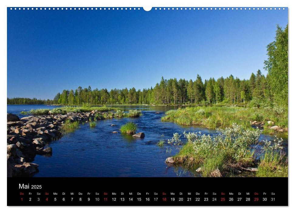 Finnland - Land der tausend Seen (CALVENDO Premium Wandkalender 2025)