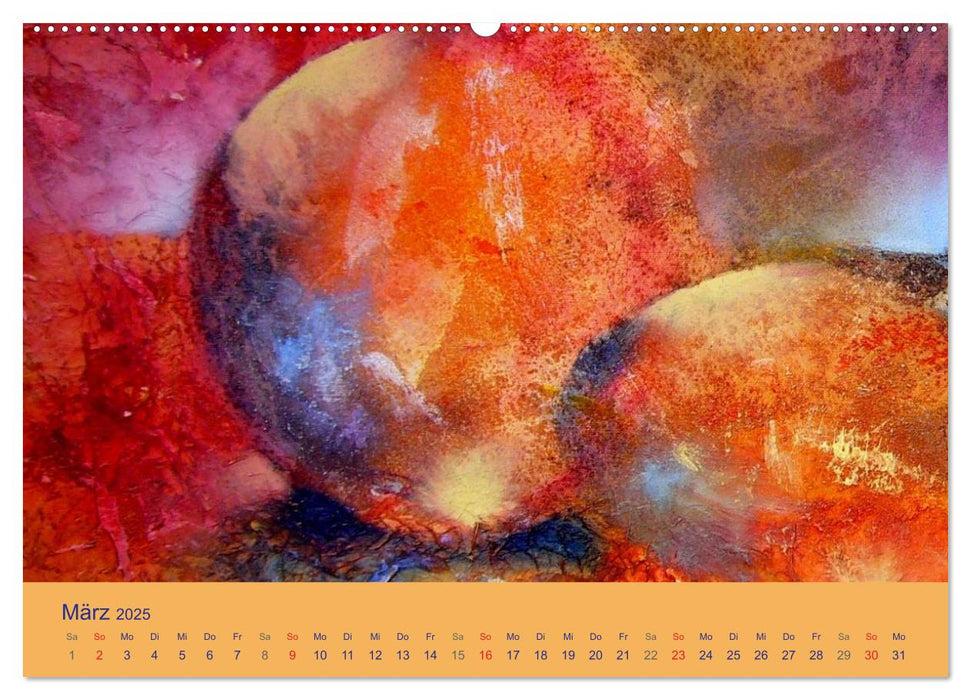 Kunstkalender 2025 - Augenblicke der Malerei (CALVENDO Premium Wandkalender 2025)