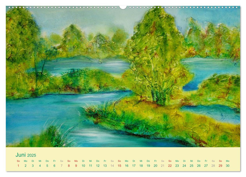 Kunstkalender 2025 - Augenblicke der Malerei (CALVENDO Premium Wandkalender 2025)