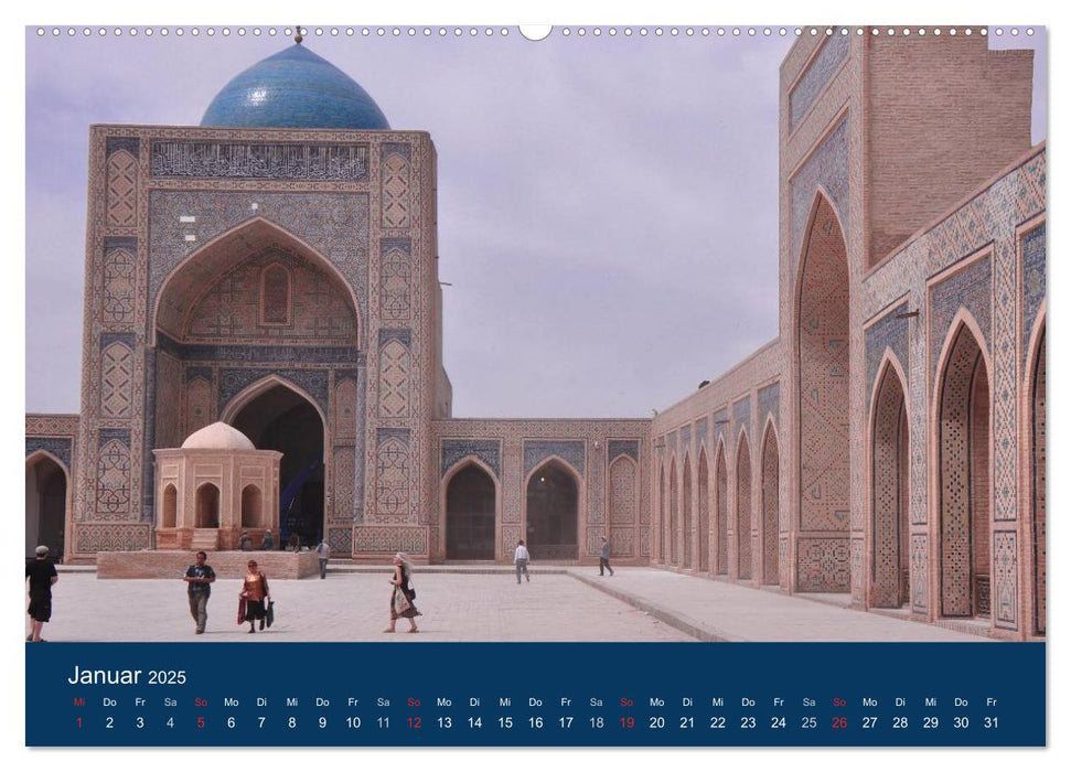 Usbekistan - Unterwegs auf der Seidenstraße (CALVENDO Wandkalender 2025)