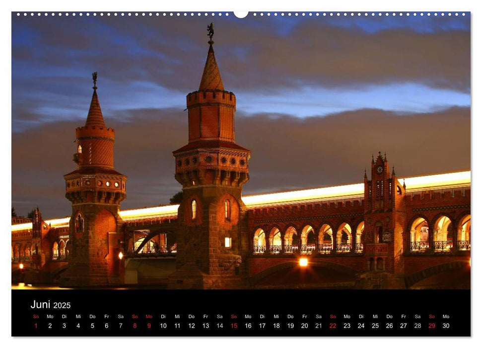 BERLIN ZUR BLAUEN STUNDE (CALVENDO Premium Wandkalender 2025)