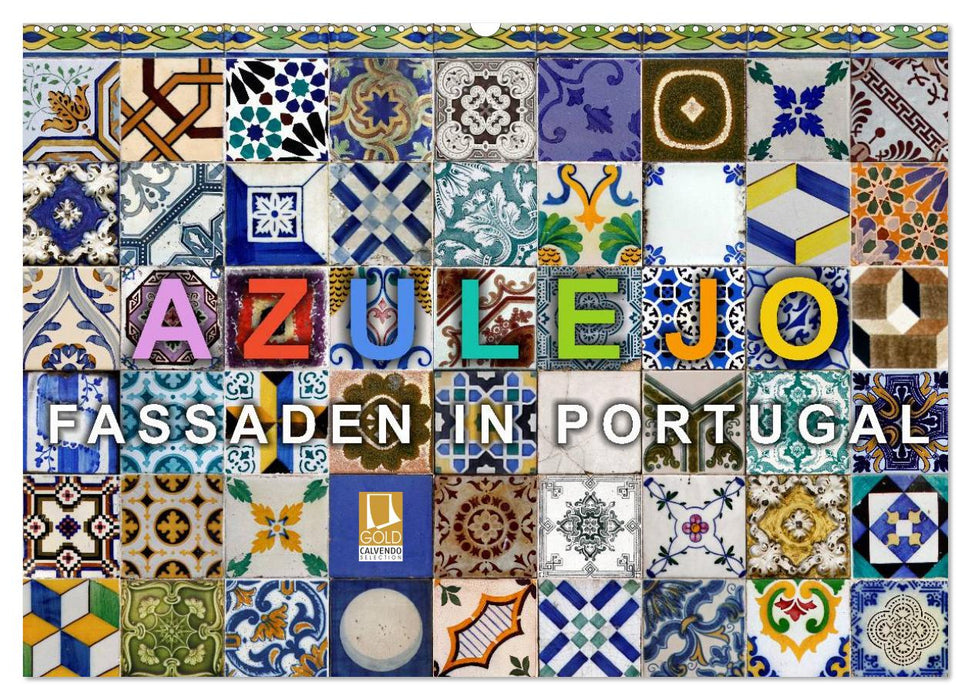 Azulejo-Fassaden in Portugal (CALVENDO Wandkalender 2025)