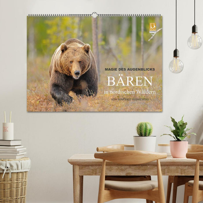 Magie des Augenblicks - Bären in nordischen Wäldern (CALVENDO Wandkalender 2025)