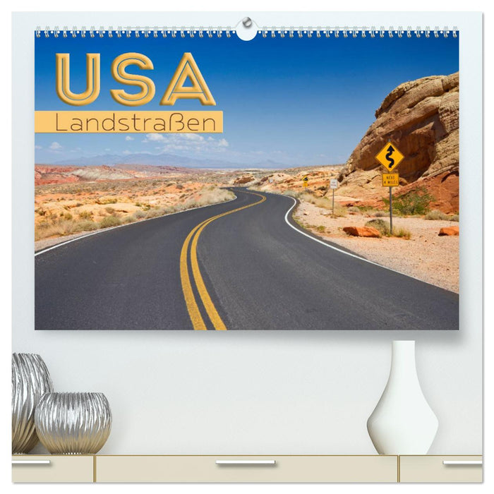 USA Landstraßen (CALVENDO Premium Wandkalender 2025)