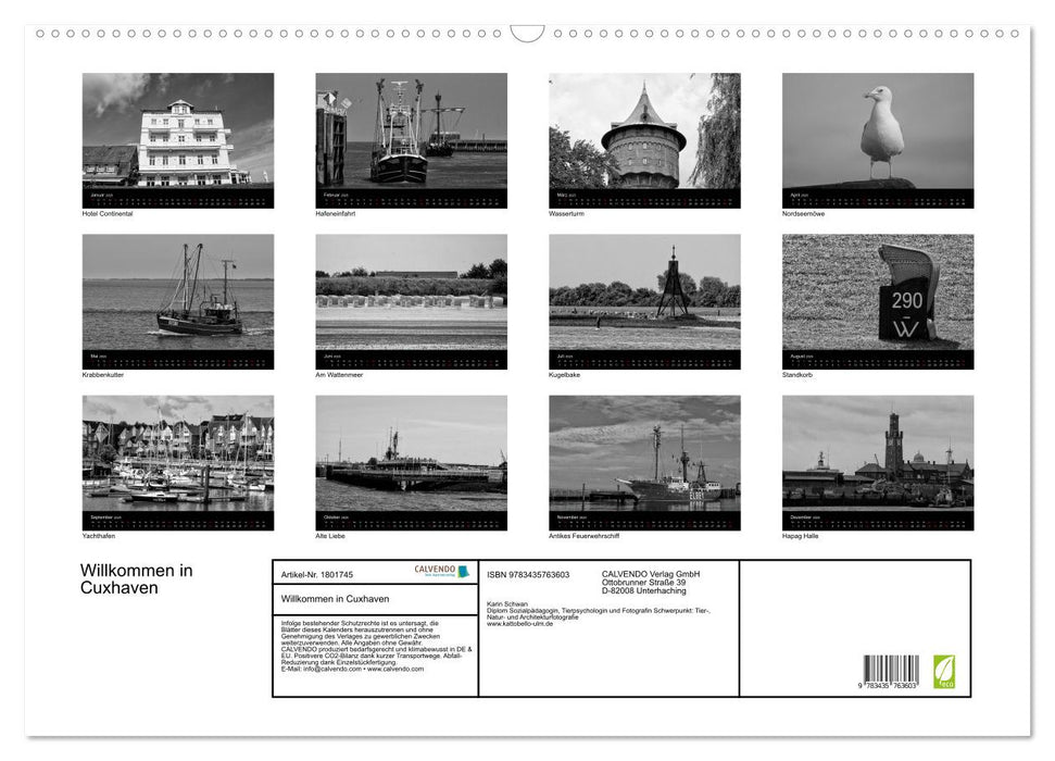 Willkommen in Cuxhaven (CALVENDO Wandkalender 2025)