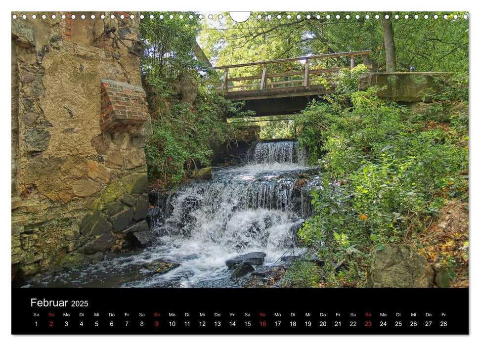 Wassermühlen an der Dahme (CALVENDO Wandkalender 2025)