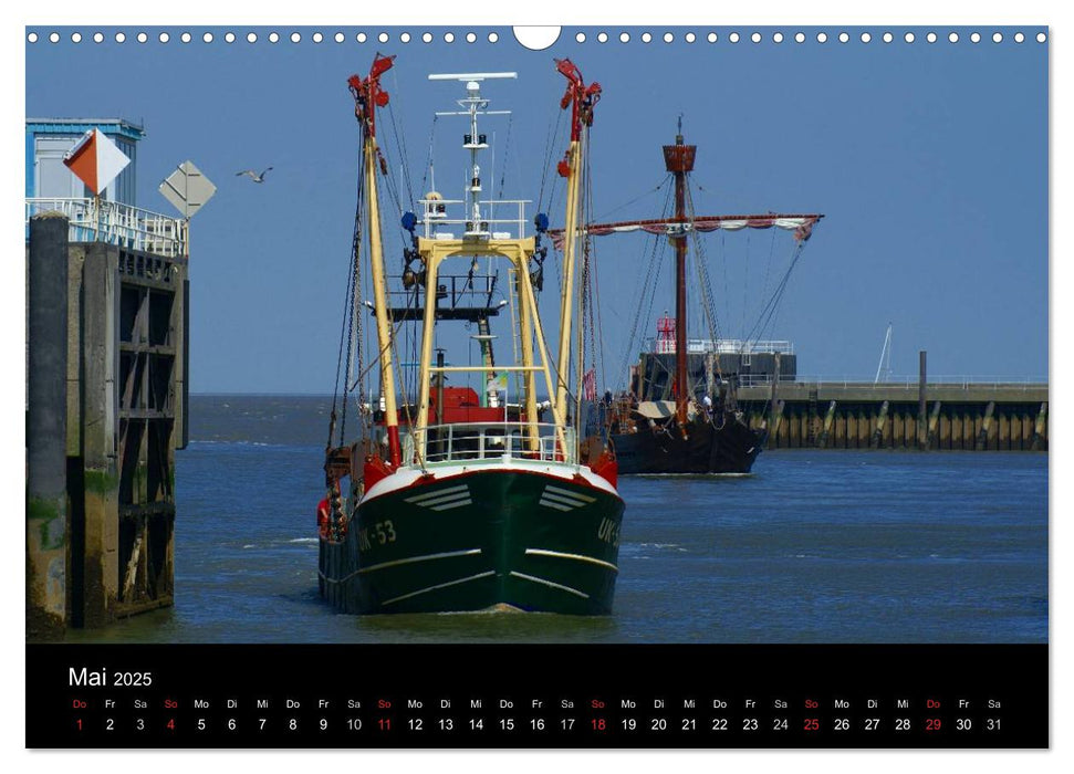 Cuxhaven an der Nordsee (CALVENDO Wandkalender 2025)