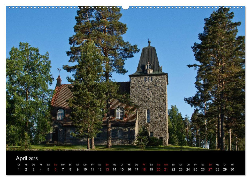Finnland - Land der tausend Seen (CALVENDO Wandkalender 2025)