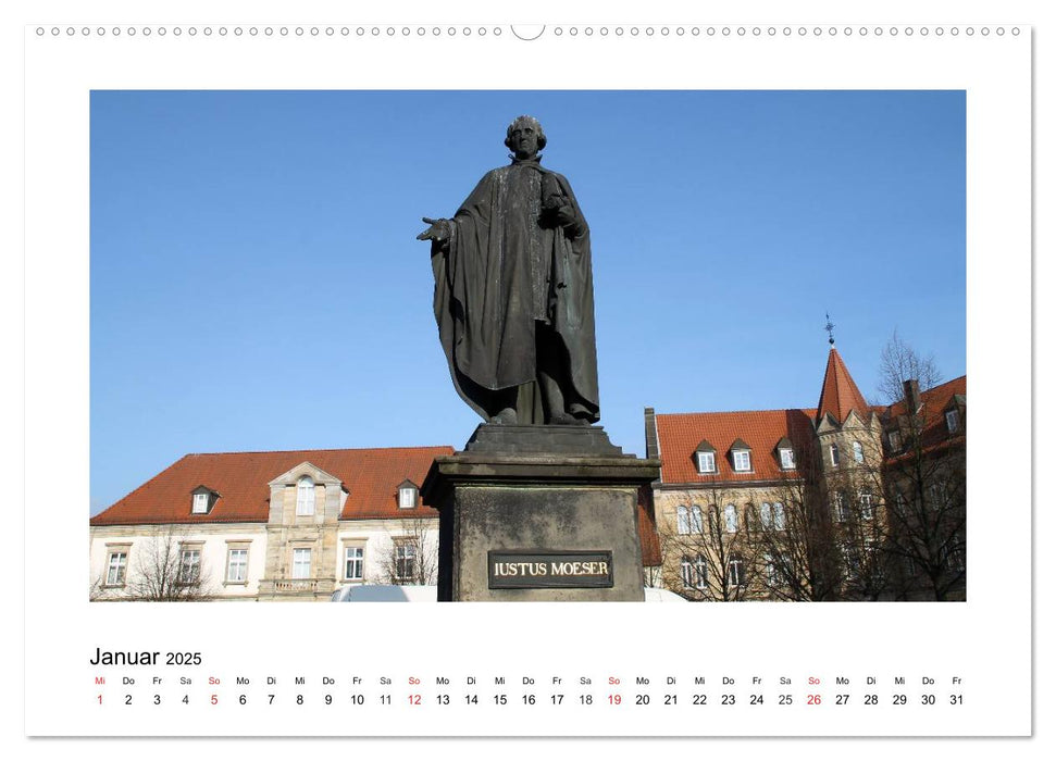 Die Friedensstadt Osnabrück (CALVENDO Wandkalender 2025)