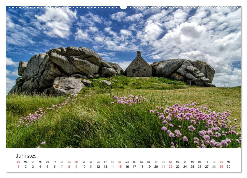 Bretonische Impressionen (CALVENDO Premium Wandkalender 2025)