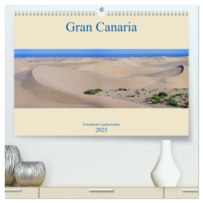 Gran Canaria - Extrabreite Landschaften (CALVENDO Premium Wandkalender 2025)