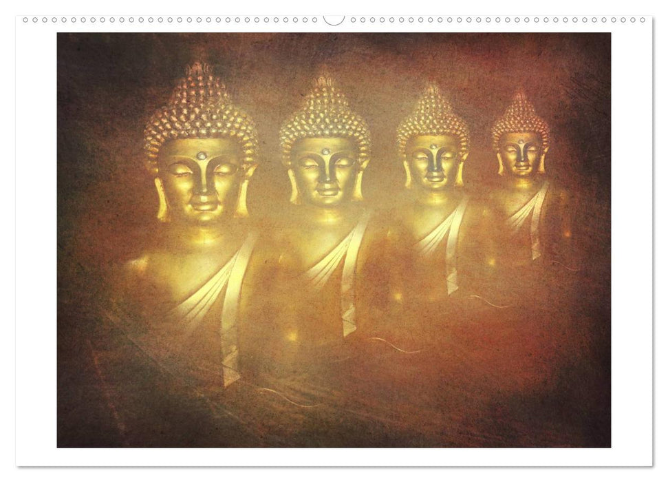 Buddha - Harmonie und Entspannung (CALVENDO Premium Wandkalender 2025)