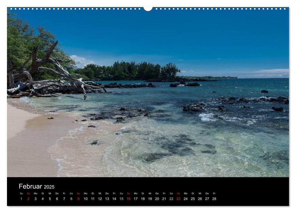 Hawaiianische Träume Big Island (CALVENDO Wandkalender 2025)