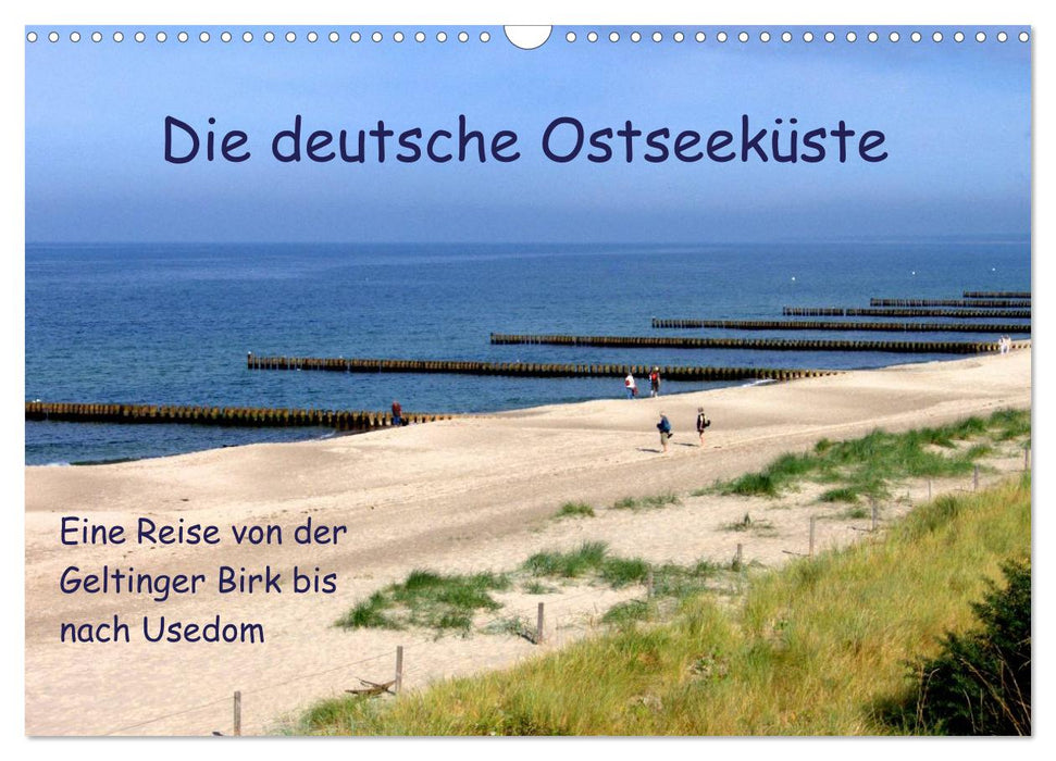 Die deutsche Ostseeküste - Eine Reise von der Geltinger Birk bis nach Usedom (CALVENDO Wandkalender 2025)