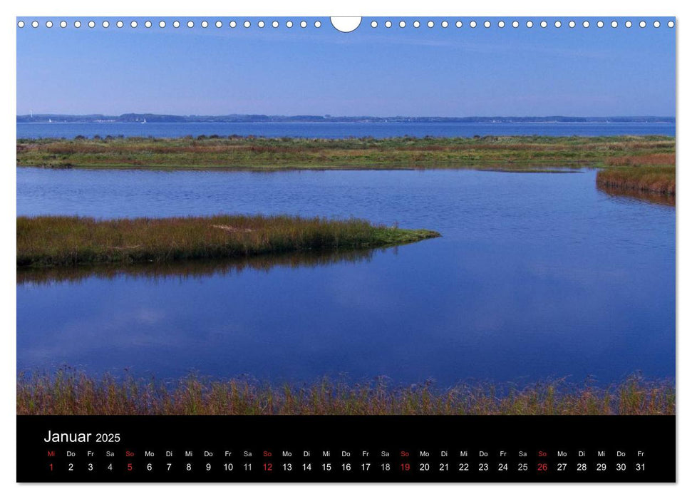 Die deutsche Ostseeküste - Eine Reise von der Geltinger Birk bis nach Usedom (CALVENDO Wandkalender 2025)