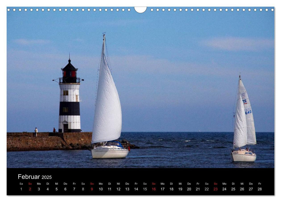 Die deutsche Ostseeküste - Eine Reise von der Geltinger Birk bis nach Usedom (CALVENDO Wandkalender 2025)