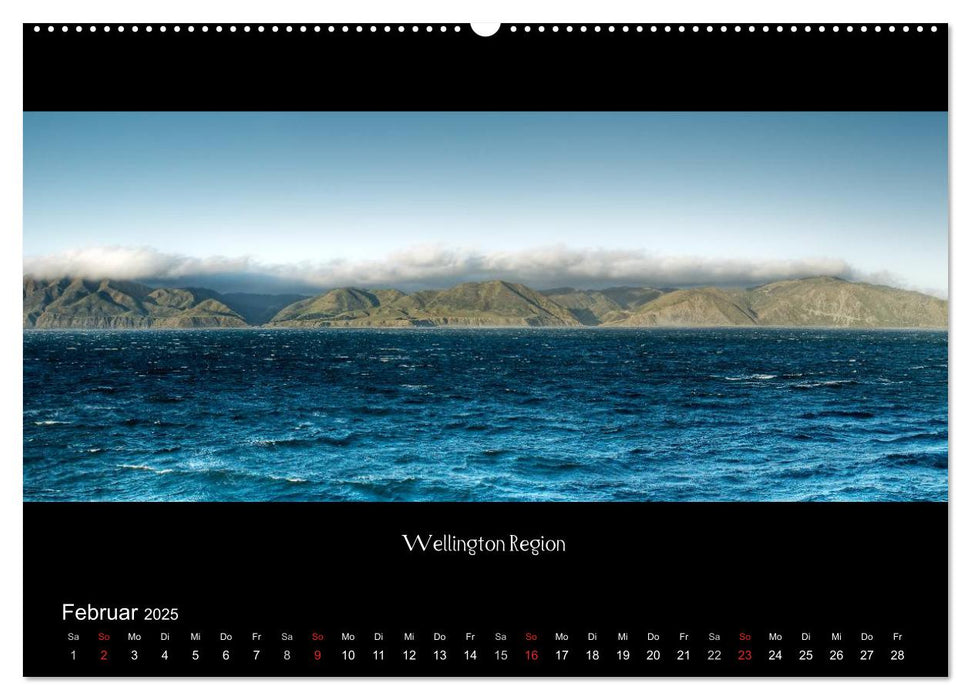 Aotearoa - Land der langen weißen Wolke (CALVENDO Wandkalender 2025)