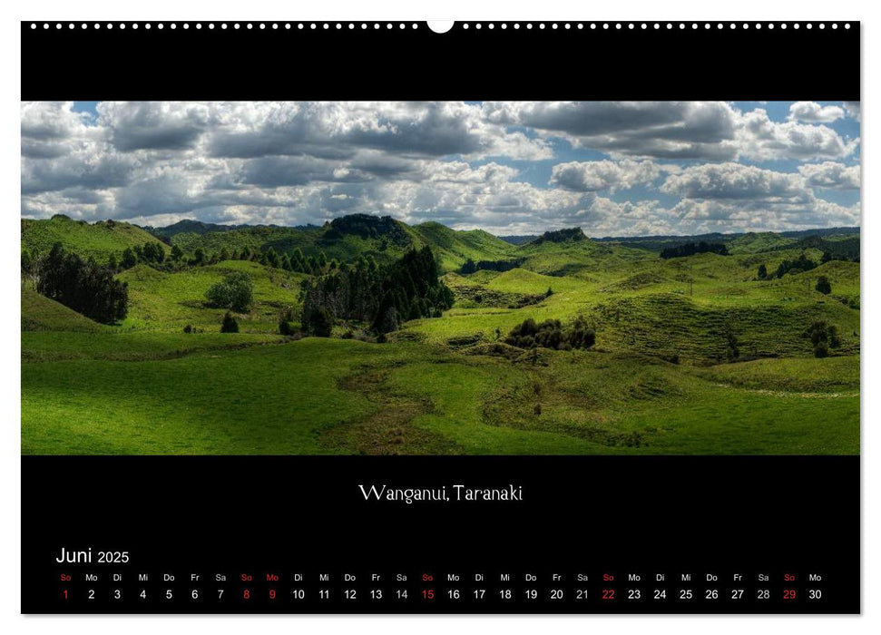 Aotearoa - Land der langen weißen Wolke (CALVENDO Wandkalender 2025)