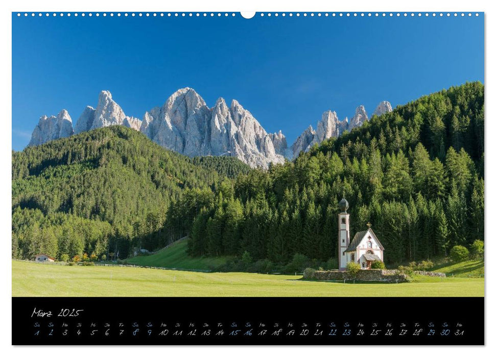 Dolomiten (CALVENDO Premium Wandkalender 2025)