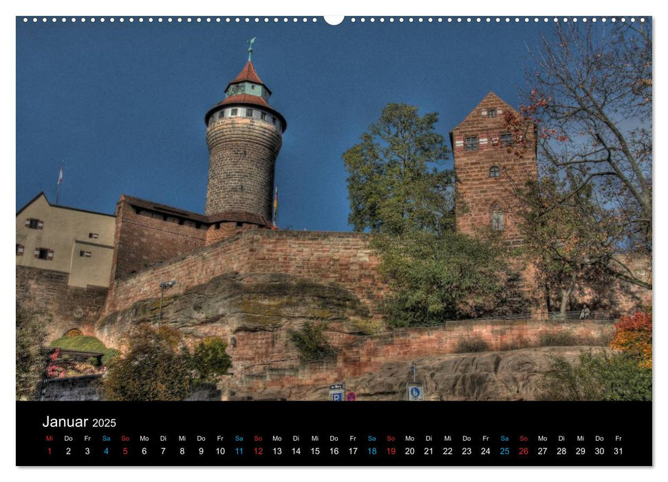 Meine Stadt Nürnberg 2025 (CALVENDO Wandkalender 2025)