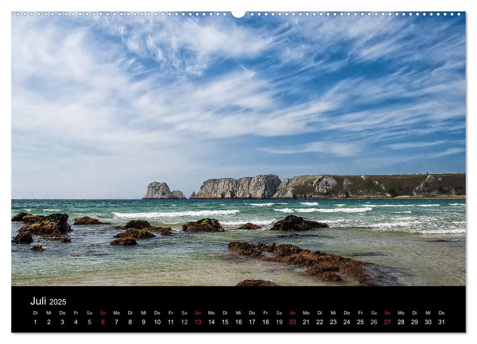 Bretagne - Bilder einer Küstenlandschaft (CALVENDO Premium Wandkalender 2025)