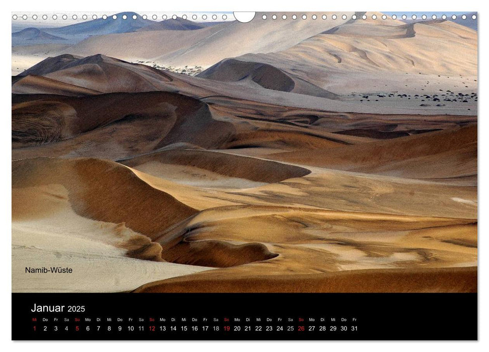 Namibia und Südliches Afrika - Tiere und Landschaften (CALVENDO Wandkalender 2025)