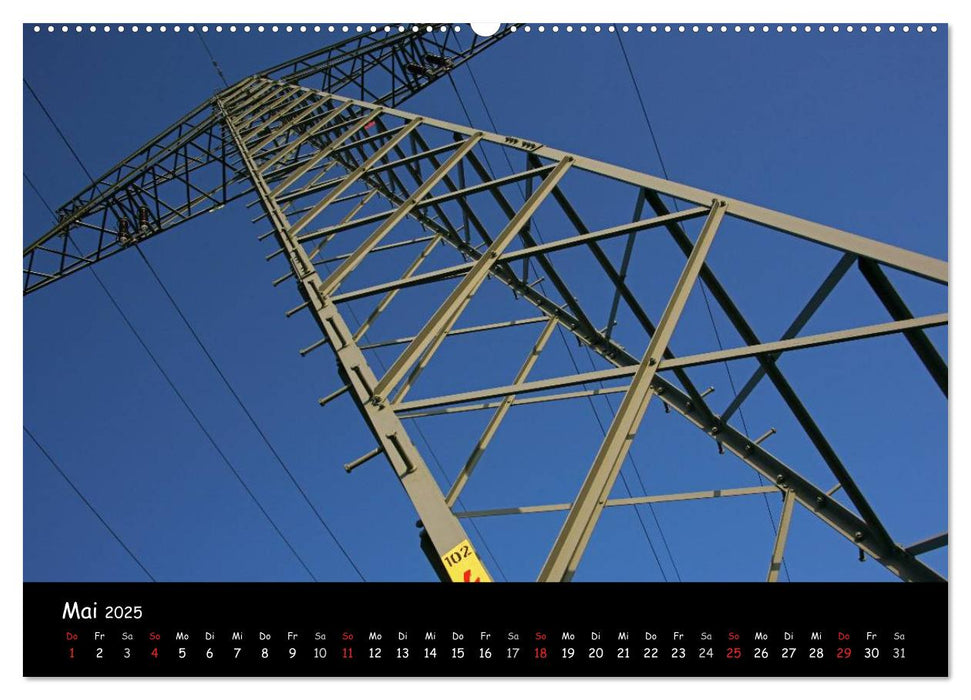 Unter Strom (CALVENDO Premium Wandkalender 2025)