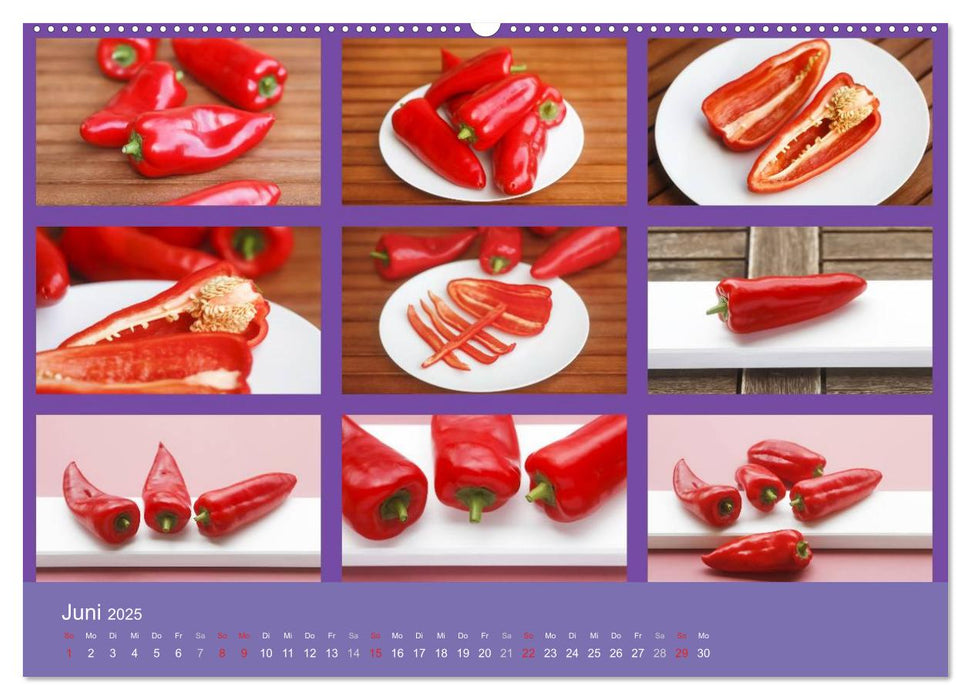 Food (CALVENDO Premium Wandkalender 2025)