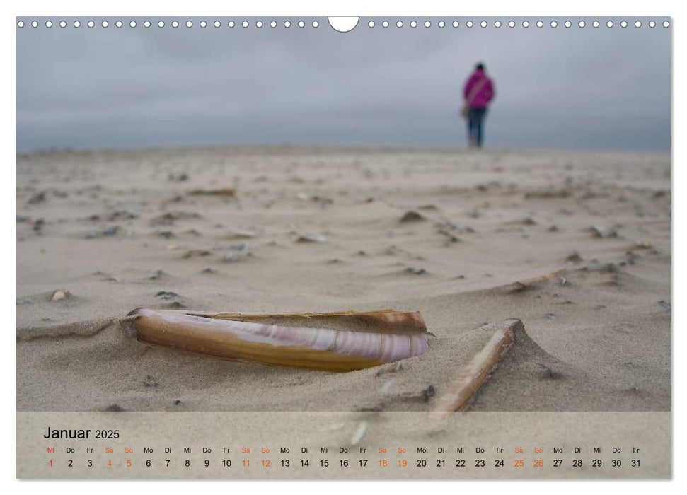 am strand von SANKT PETER-ORDING (CALVENDO Wandkalender 2025)