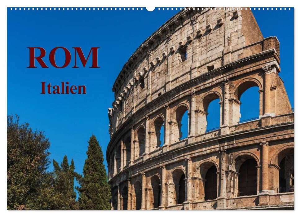 Rom-Italien / Geburtstagskalender (CALVENDO Wandkalender 2025)