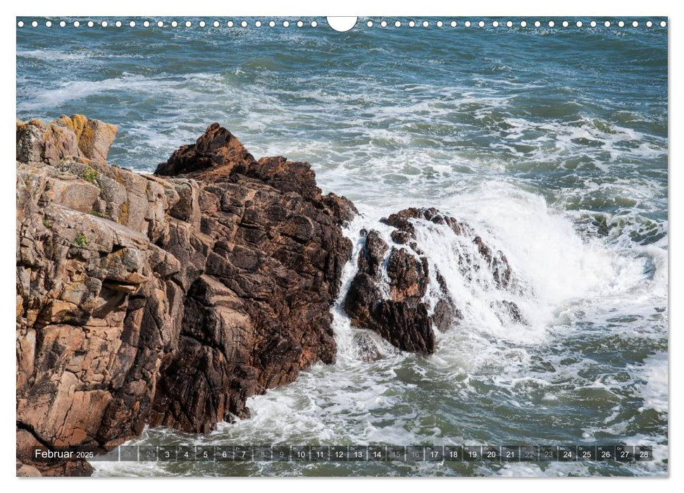 Bretagne: Finistère - am Ende der Welt (CALVENDO Wandkalender 2025)