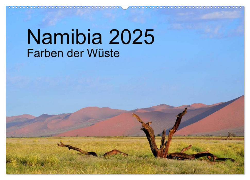 Namibia 2025 Farben der Wüste (CALVENDO Wandkalender 2025)