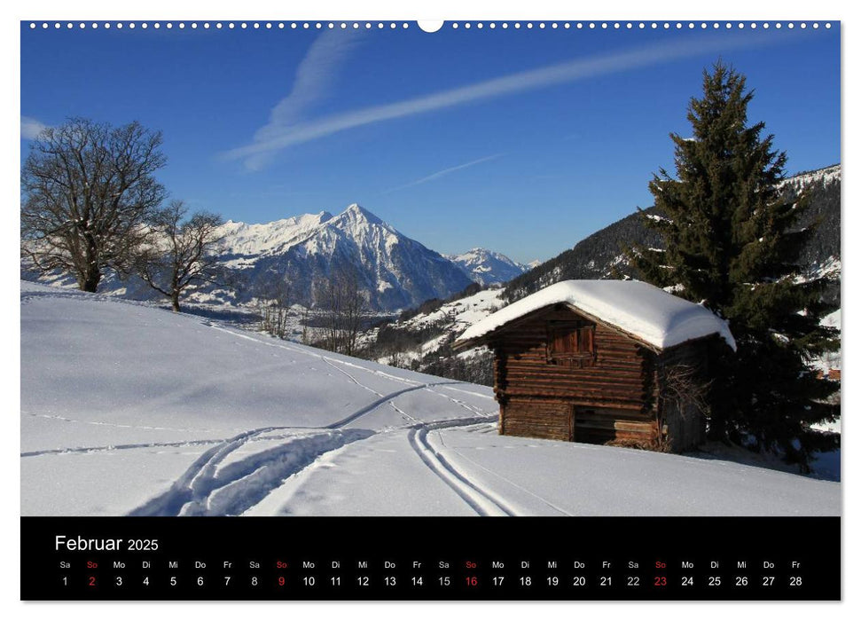 Berner Oberland (CALVENDO Premium Wandkalender 2025)