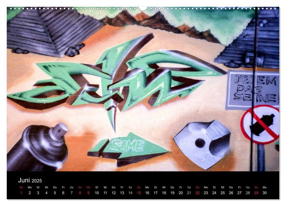 Graffiti - Kunst aus der Dose (CALVENDO Premium Wandkalender 2025)