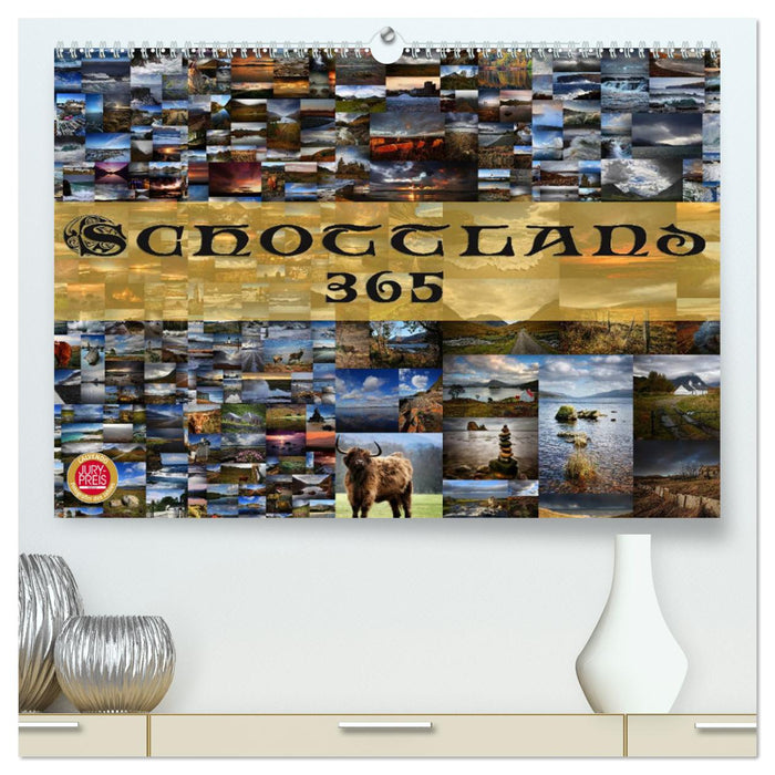 Schottland 365 (CALVENDO Premium Wandkalender 2025)