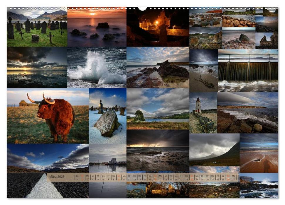 Schottland 365 (CALVENDO Premium Wandkalender 2025)