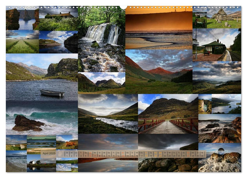 Schottland 365 (CALVENDO Premium Wandkalender 2025)