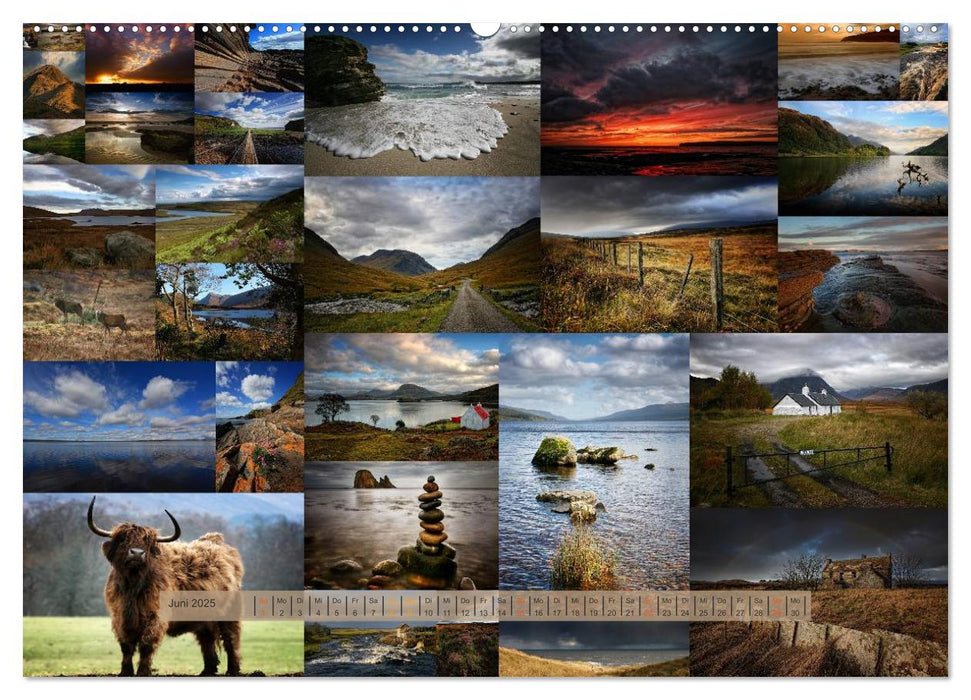 Schottland 365 (CALVENDO Premium Wandkalender 2025)