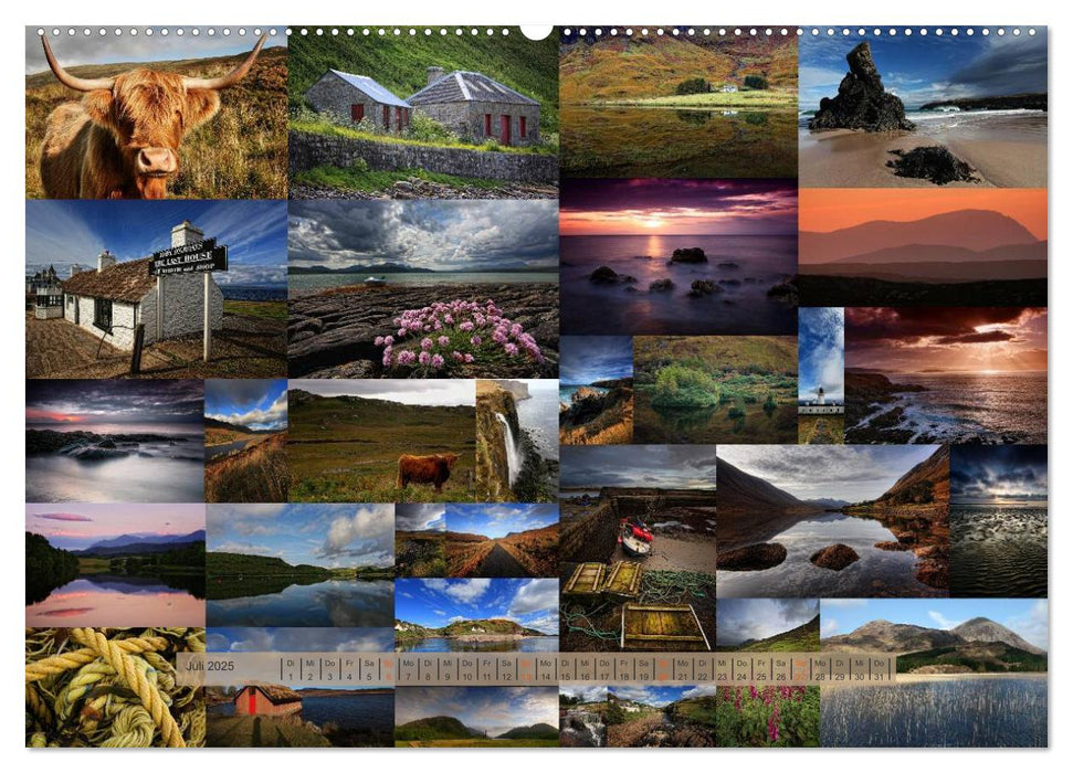 Schottland 365 (CALVENDO Premium Wandkalender 2025)