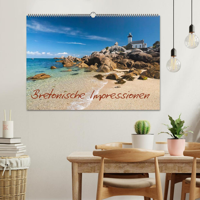 Bretonische Impressionen (CALVENDO Wandkalender 2025)