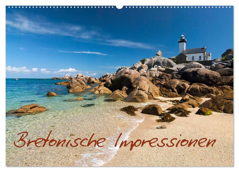 Bretonische Impressionen (CALVENDO Wandkalender 2025)